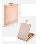 Wooden Desktop Easel & Storage Box