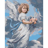 Angel Diy Paint By Numbers Kits ZXQ2567 - NEEDLEWORK KITS