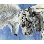 Animal Wolf and tiger Diy Paint By Numbers Kits ZXQ3692-VM90220 - NEEDLEWORK KITS