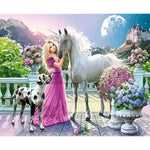 Beauty And Animal Diy Paint By Numbers Kits ZXMS9070 - NEEDLEWORK KITS