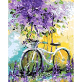 Bicycle Diy Paint By Numbers Kits ZXQ765 - NEEDLEWORK KITS