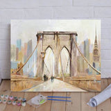 Brooklyn Bridge Walkway Paint By Numbers Kit