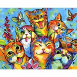 Cat Diy Paint By Numbers Kits PBN55978 - NEEDLEWORK KITS