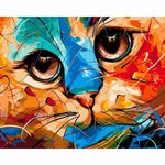 Cat Diy Paint By Numbers Kits PBN90554 - NEEDLEWORK KITS