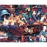 Cat Diy Paint By Numbers Kits PBN92162 - NEEDLEWORK KITS