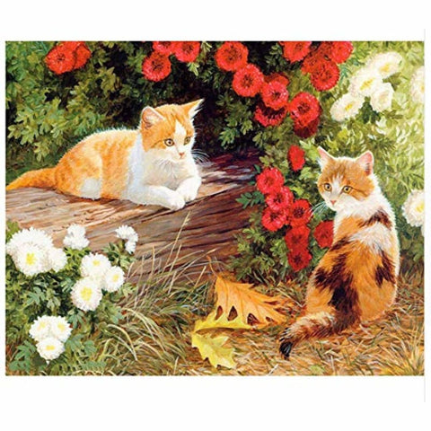 Cat Diy Paint By Numbers Kits PBN94530 - NEEDLEWORK KITS