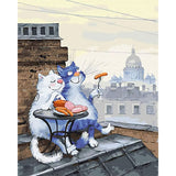 Cat Diy Paint By Numbers Kits PBN95642 - NEEDLEWORK KITS