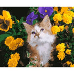 Cat Diy Paint By Numbers Kits ZXAN1797 - NEEDLEWORK KITS