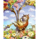 Cat Diy Paint By Numbers Kits ZXQ2741 - NEEDLEWORK KITS