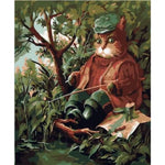 Cat Diy Paint By Numbers Kits ZXQ2962 - NEEDLEWORK KITS