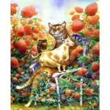 Cat Diy Paint By Numbers Kits ZXQ3166 - NEEDLEWORK KITS