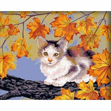 Cat Diy Paint By Numbers Kits ZXZ-094 - NEEDLEWORK KITS