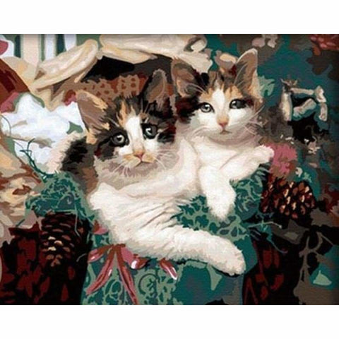 Cat Diy Paint By Numbers Kits ZXZ-097 - NEEDLEWORK KITS