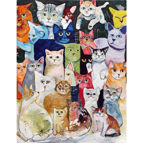 Cats Diy Paint By Numbers Kits VM94128 - NEEDLEWORK KITS