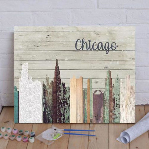 Chicago Paint By Numbers Kit