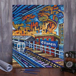 Damen Stop Chicago Bucktown Chicago Paint By Numbers Kit