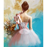 Dancer Diy Paint By Numbers Kits ZXQ3603 - NEEDLEWORK KITS