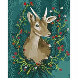 Deer Diy Paint By Numbers Kits PBN94204 - NEEDLEWORK KITS