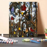 DIY Painting By Numbers-Flock of Birds