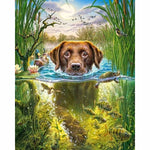 Dog Diy Paint By Numbers Kits UK VM54145 - NEEDLEWORK KITS