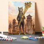 Dubious Cat – Paint By Numbers Kit