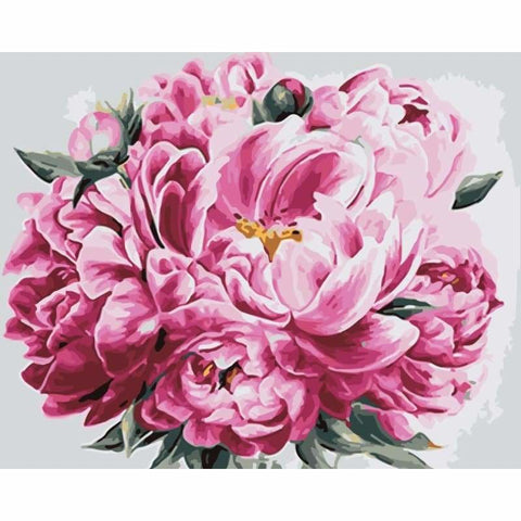 Flower Diy Paint By Numbers Kits WM-1441 - NEEDLEWORK KITS