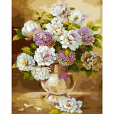 Flower Diy Paint By Numbers Kits ZXQ1096 - NEEDLEWORK KITS