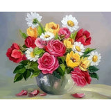 Flower Diy Paint By Numbers Kits ZXQ2901 - NEEDLEWORK KITS