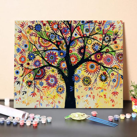 Glare Tree Paint By Numbers Kit