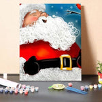 Home Garden Laughing Santa-Paint by Numbers Kit