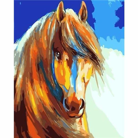 Horse Diy Paint By Numbers Kits PBN50257 - NEEDLEWORK KITS