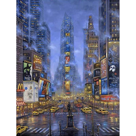 Landscape City Street Diy Paint By Numbers Kits PBN90254 - NEEDLEWORK KITS