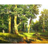 Landscape Forest Diy Paint By Numbers Kits ZXQ3305 - NEEDLEWORK KITS