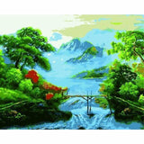 Landscape Mountain Lake Diy Paint By Numbers Kits ZXE557-22 - NEEDLEWORK KITS