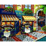 Landscape Street Diy Paint By Numbers Kits ZXB21-30 - NEEDLEWORK KITS