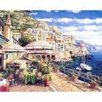 Landscape Town Paint By Numbers Kits PBN91044 - NEEDLEWORK KITS