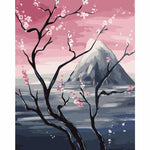 Landscape Tree Mountain Diy Paint By Numbers Kits VM52138 - NEEDLEWORK KITS