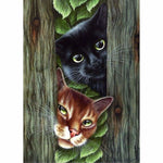 Lovely Cat Diy Paint By Numbers Kits PBN97441 - NEEDLEWORK KITS