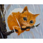 Lovely Cat Diy Paint By Numbers Kits PBN97443 - NEEDLEWORK KITS