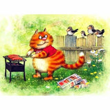 Lovely Cat Diy Paint By Numbers Kits PBN97884 - NEEDLEWORK KITS