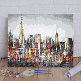 New York Skyscraper Paint By Numbers Kit