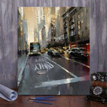 New York Street Paint By Numbers Kit