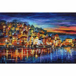 Night Lights Building Diy Paint By Numbers Kits VM67407 - NEEDLEWORK KITS