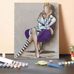 Paint by Numbers Kit-A carefree girl