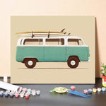 Paint By Numbers Kit Blue Van