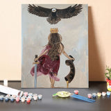 Paint by Numbers Kit-Call the eagle