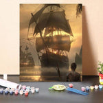 Paint by Numbers Kit Fate Ship