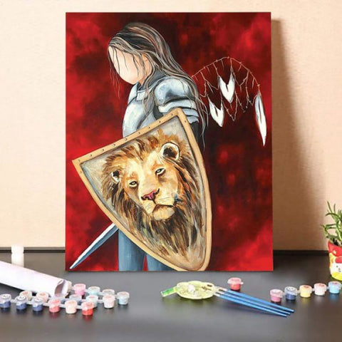 Paint by Numbers Kit-The Lion In You