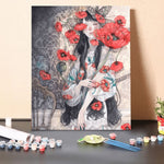 Paint by Numbers Kit-Flower girl