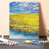 Paint By Numbers Kit-Flowing Clouds